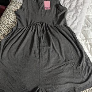 Smash + Tess Charcoal Sleeveless Top